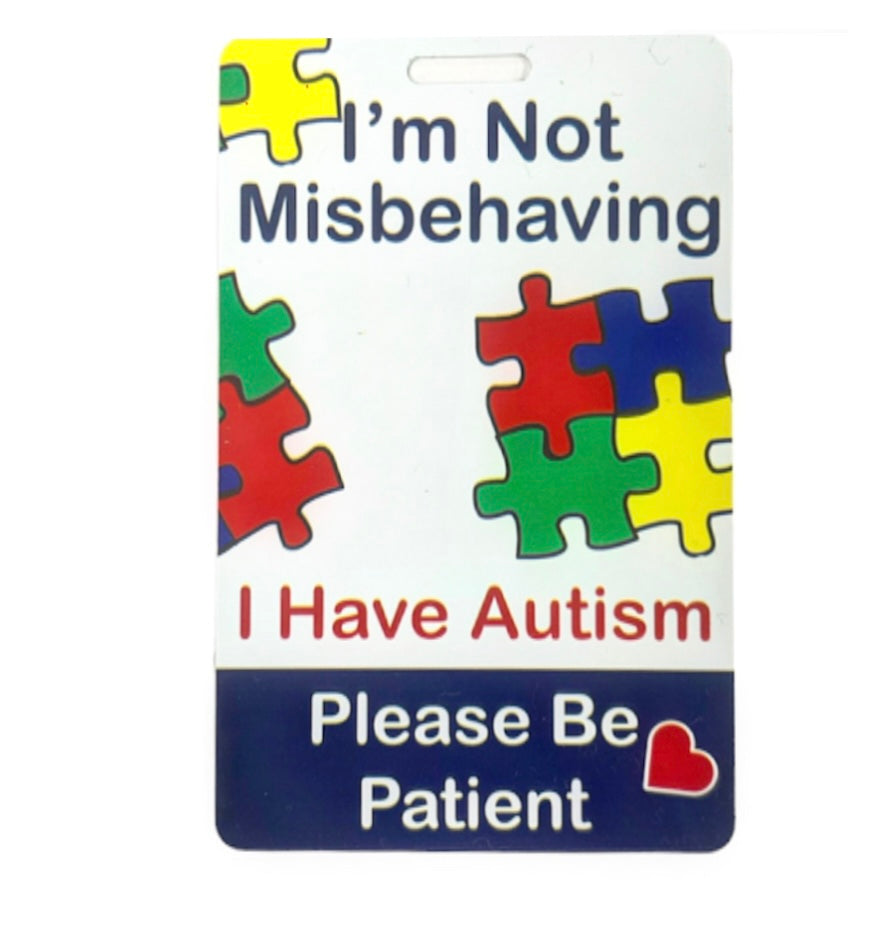 Autism Awareness Bag Tag