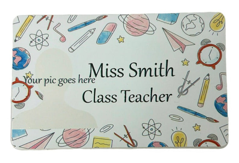 Personalised Teacher Id - Schools - Personalised Children's Novelty Id