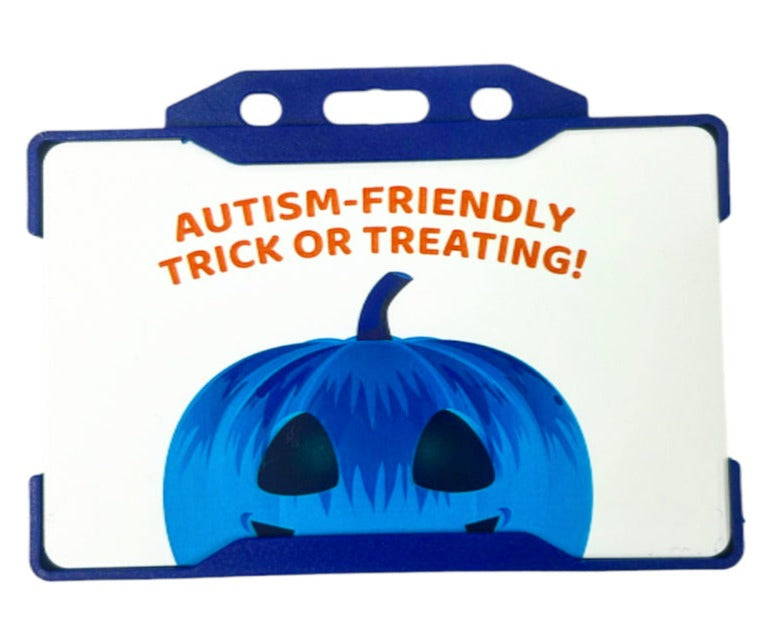 Halloween Autism-Friendly Trick or Treating - Blue Pumpkin