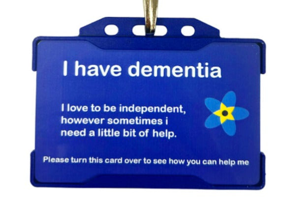 I Have Dementia Awareness Card and Lanyard