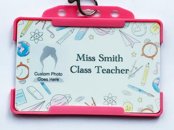 Personalised Teacher Id - Schools - Personalised Children's Novelty Id
