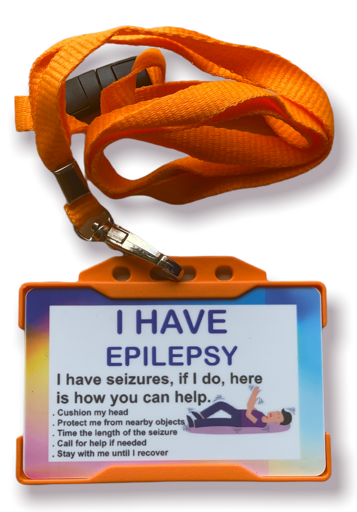 I Have Epilepsy Awareness ID Card & Lanyard - 8 Colours! - Cards And Tags UK Ltd #
